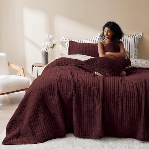 Luxury Velvet Quilt Set for Queen Mattress Soft and Warm Comfort