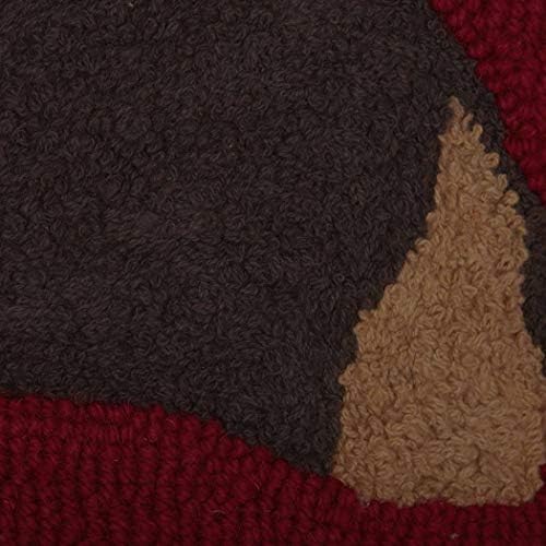 VHC Brands Wyatt Bedding Accessory Pillow 14x22 Plaid Tan