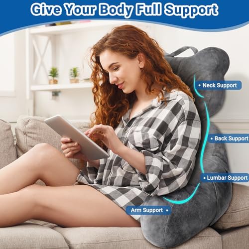 Ergonomic Reading Pillow for Adults - Soft Durable