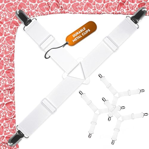 5 Stars United Bed Sheet Straps Set