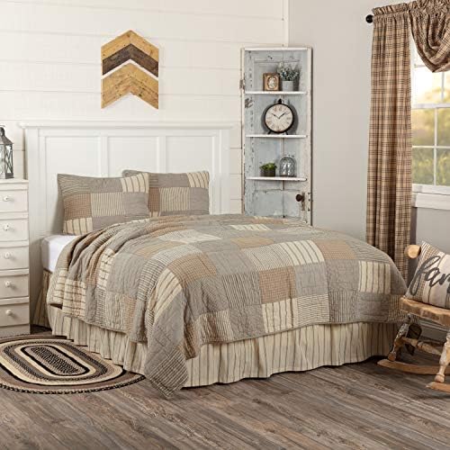 VHC Brands Sawyer Mill Quilt Set - Farmhouse-Style Quilt Pillow Shams