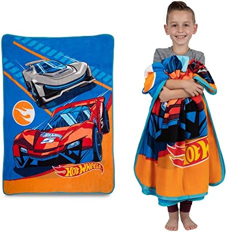 Childrens Cozy Hot Wheels Blanket