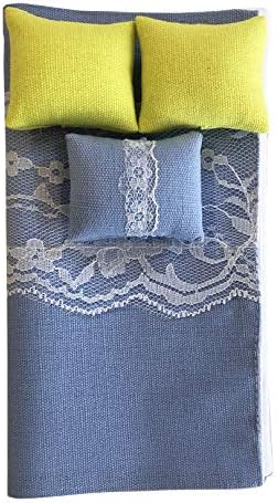 Dxl Set - Comforter Pillows for Miniature Dollhouse