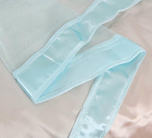 Mengersi Canopy Bed Curtains Full Size Sky Blue