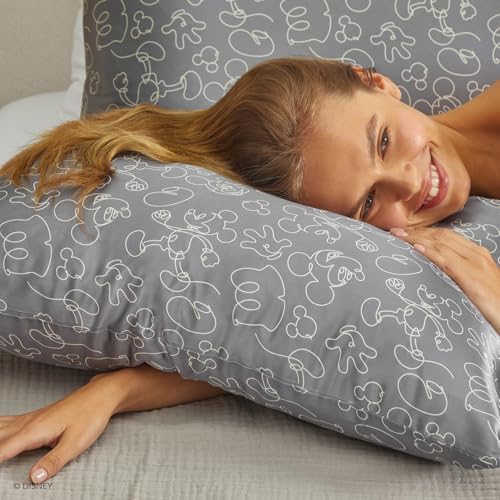 Kitsch Disney Mickey Mouse Luxury Cooling Pillowcase Elevate Sleep with Satin Softness