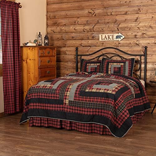 Cumberland Chambray Rustic Quilt Set California King Rustic Cotton Sham Oliveira Design