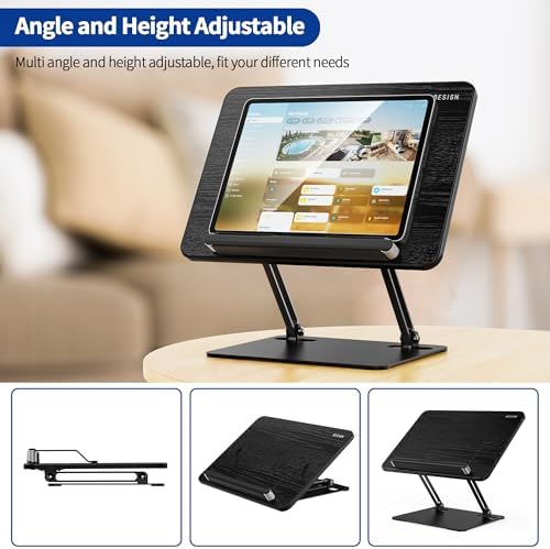 Ergonomic Book Holder Adjustable for Laptops Tablets