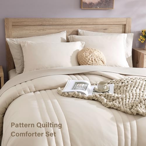Full Comforter Set 7 Piece - Best for Winter Summer - Soft Durable