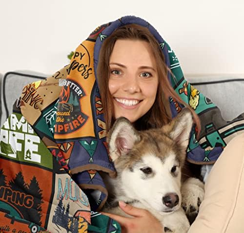 60x50 inch camping blanket
