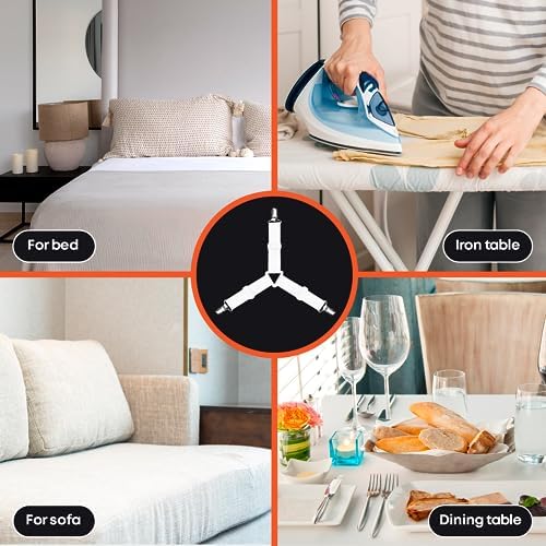 5 Stars United Bed Sheet Straps Set