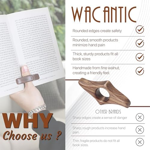 WACANTIC Book Page Holder Mini 071 Endless Reading Comfort