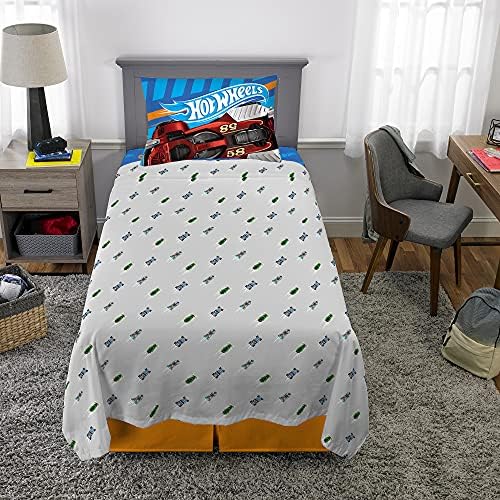 Hot Wheels Twin Bedding Set Super Soft Easy to Care For