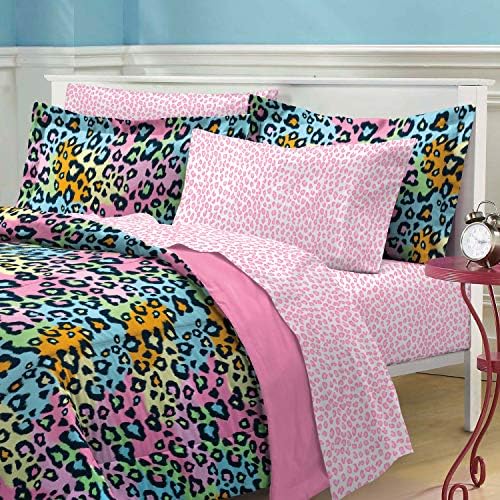 My Room Neon Leopard Kids Comforter Set