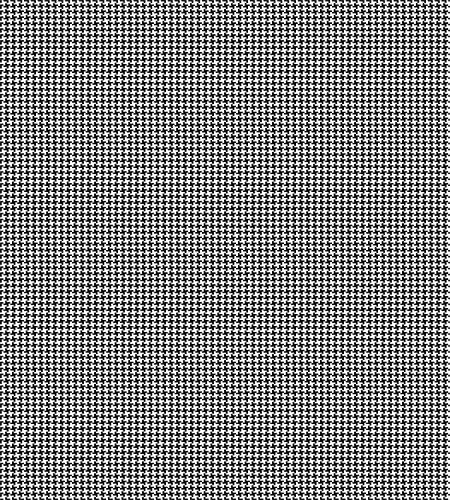 Lunarable Minimalist Duvet Cover Set Houndstooth Geometric Pattern