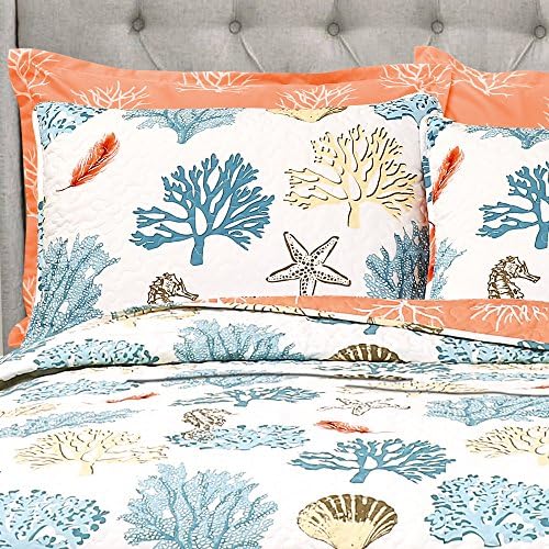 Coastal Reef Reversible Quilt Set