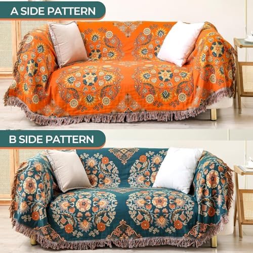 Warm Cozy 100 Cotton Soft Blanket - Rustic Farmhouse Style 8090
