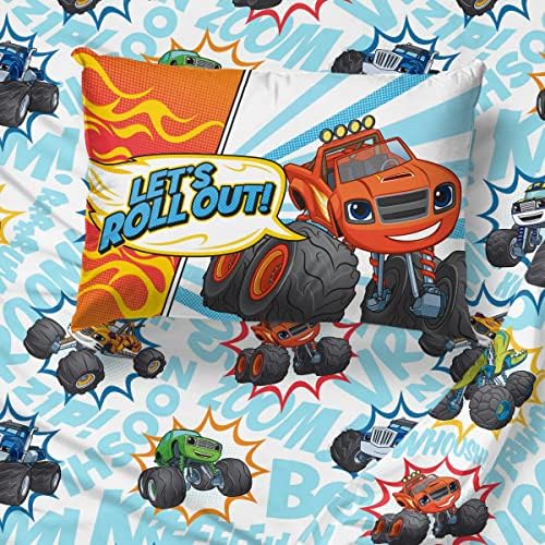 Jay Franco Blaze and Monster Machines Sheet Set for Kids
