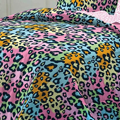 My Room Neon Leopard Kids Comforter Set