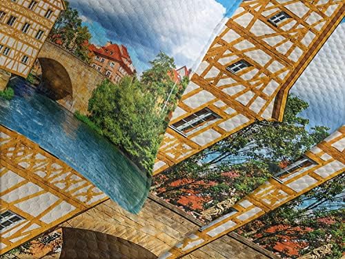 Ambesonne Travel Bedspread Set