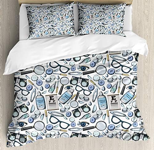 Ambesonne Eye Chart Bedding Set